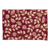 Chique bloemenpatroon Natuur Pastel Geel Patroon B Kussensloop (Voorkant-Links)