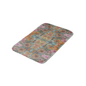 chique bloementuin Waterverf schilderij Badmat (Gekanteld)