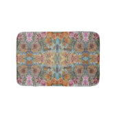 chique bloementuin Waterverf schilderij Badmat (Voorkant)