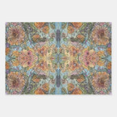  chique bloementuin Waterverf schilderij Inpakpapier Vel (Voorkant)