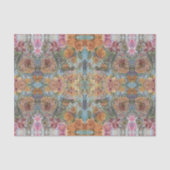  chique bloementuin Waterverf schilderij Tissuepapier (Voorkant)