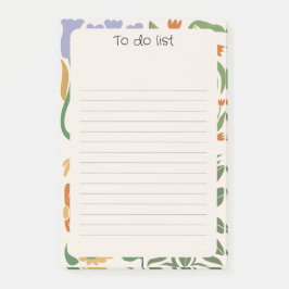 Chique bloemige achtergrond Roze Groen Post-it® Notes