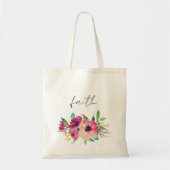 Chique Bloemige Bruidsmeisje Persoonlijk-4 Tote Bag (Voorkant)