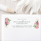 Chique Bloemige Toekomst Meneer Mevrouw Trouw Reto Etiket (Insitu)