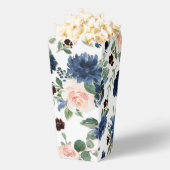 Chique Blooms | Navy Blue en Blush Pink Pattern Bedankdoosjes (Popped)