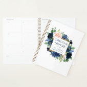 Chique Blooms | Romantische Marine en Blush Patter Planner (Display)