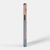 Chique Blue Bee Monogram iPhone Hoesje (Rechterkant)