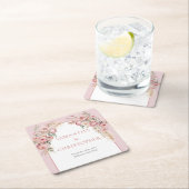 Chique blush pampas boho arch eucalyptus kartonnen onderzetters (Insitu)