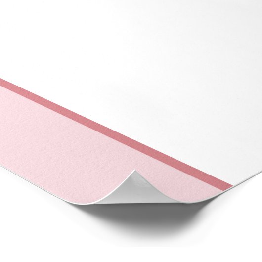 Chique blush pioenen pampas boog Welkom repetitie Poster (Hoek)