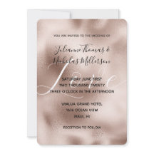 Chique Blush Roos Roze Wit Liefde Bruiloft