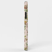 Chique Blush Roze Rose Geel Bloem Bladerpatroon Case-Mate iPhone Case (Achterkant/rechts)