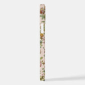 Chique Blush Roze Rose Geel Bloem Bladerpatroon iPhone Hoesje (Rechterkant)