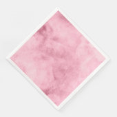 Chique Blush Roze Waterverf Textuur Bruiloft Servetten (Hoek)