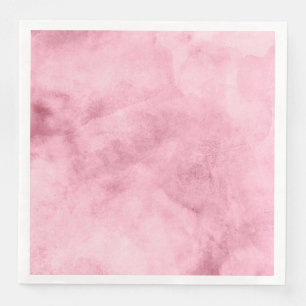 Chique Blush Roze Waterverf Textuur Bruiloft Servetten