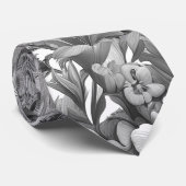 Chique boeket van bloemen stropdas (Opgerold)