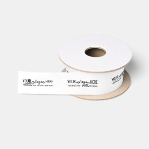 Chique Boetiek Branding Aangepast Logo Satijnen Lint