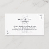 Chique boetiekstijl Pet Salon Duitse Herder Hond Visitekaartje (Achterkant)