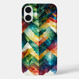 Chique Boheemse Patronen Met Aardse Tonen iPhone 16 Plus Hoesje