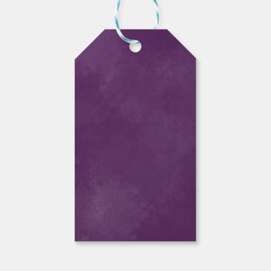 Chique Bohemian Tropische Bloemen Groen Bruiloft Cadeaulabel (Achterkant)