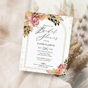 Chique Boho Bloemrijke Budget Bruiloft Feest Uitno Flyer