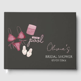 Chique boho bruidsfeest zwembadfeest gastenboek