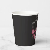 Chique boho bruiloft zwembadfeestje papieren bekers (Rechts)