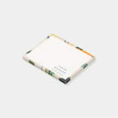 Chique Boho Kleurrijke Vogel van de Paradijs Gesch Post-it® Notes (Schuin)