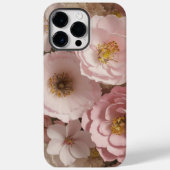 Chique Boho roze bloemen esthetisch Case-Mate iPhone Case (Achterkant)