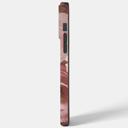 Chique Boho roze bloemen esthetisch Case-Mate iPhone Case (Achterkant / Links)