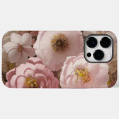 Chique Boho roze bloemen esthetisch Case-Mate iPhone Case (Achterkant (horizontaal))