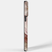 Chique Boho roze bloemen esthetisch Case-Mate iPhone Case (Achterkant / Rechts)