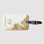 Chique Boho thema kalme vibes Bagagelabel (Voorkant (horizontaal))