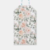 Chique Boho Woodland Dieren Baby Douche Cadeaulabel (Achterkant)