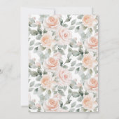 Chique Boho Woodland Dieren Baby Douche Kaart (Achterkant)