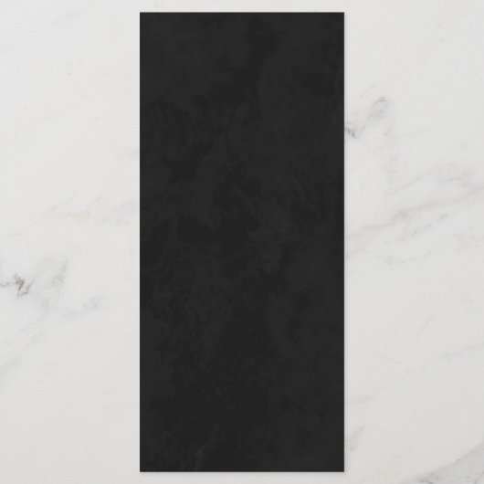 Chique bordeaux en gouden zwarte bruiloft menu (Achterkant)