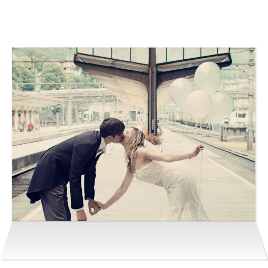 Chique bordeaux groen & blush roze dank u foto (Binnen Horizontaal (Boven))