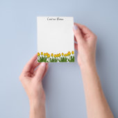 Chique botanische briefpapier flyer (Hand)
