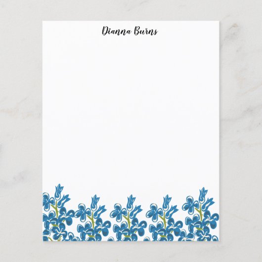 Chique botanische briefpapier flyer (Voorkant)