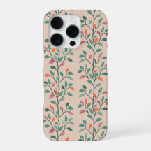 Chique botanische elegante bladstreep op blozend r