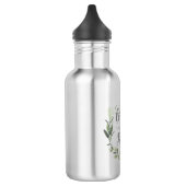 Chique Botanische Waterverf Boho Bride Tribe Waterfles (Links)