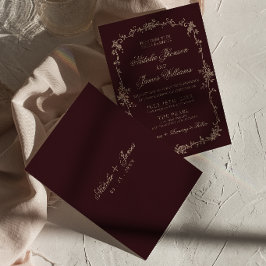 Chique Bourgondië Bloemrijke Oude Rijke Boho Chic Kaart