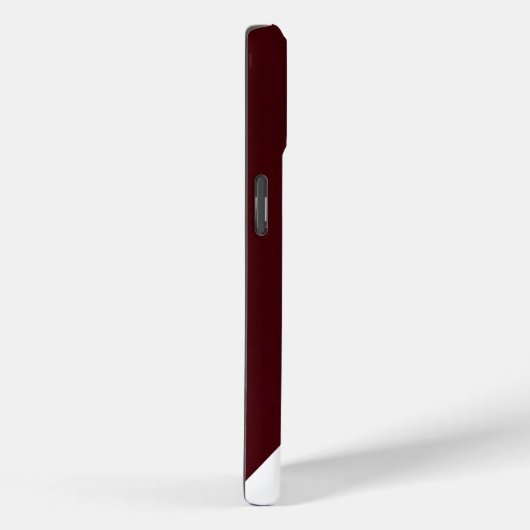 Chique Bourgondië & wit geometrisch modern Case-Mate iPhone Case (Achterkant / Rechts)