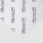 Chique Boutique Merkidentiteit Custom Logo Tissuepapier (Detail)