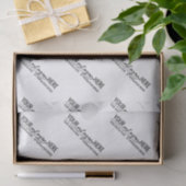 Chique Boutique Merkidentiteit Custom Logo Tissuepapier (Geschenk)