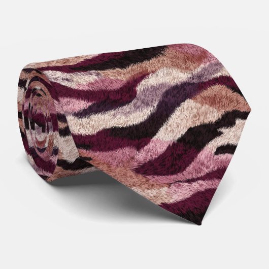 Chique Bruidsjonkers Tijger Stropdas (Opgerold)