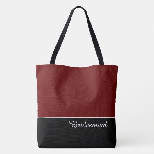 Chique Bruidsmeisje Tote Tas (Achterkant)