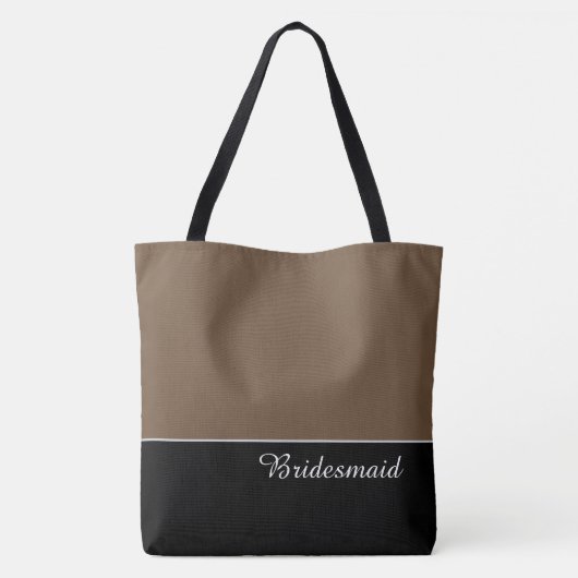 Chique Bruidsmeisje Tote Tas (Achterkant)