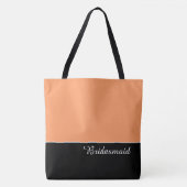 Chique Bruidsmeisje Tote Tas (Voorkant)