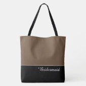 Chique bruidsmeisjestas tote bag (Achterkant)