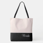 Chique Bruidstas Tote Bag (Achterkant)
